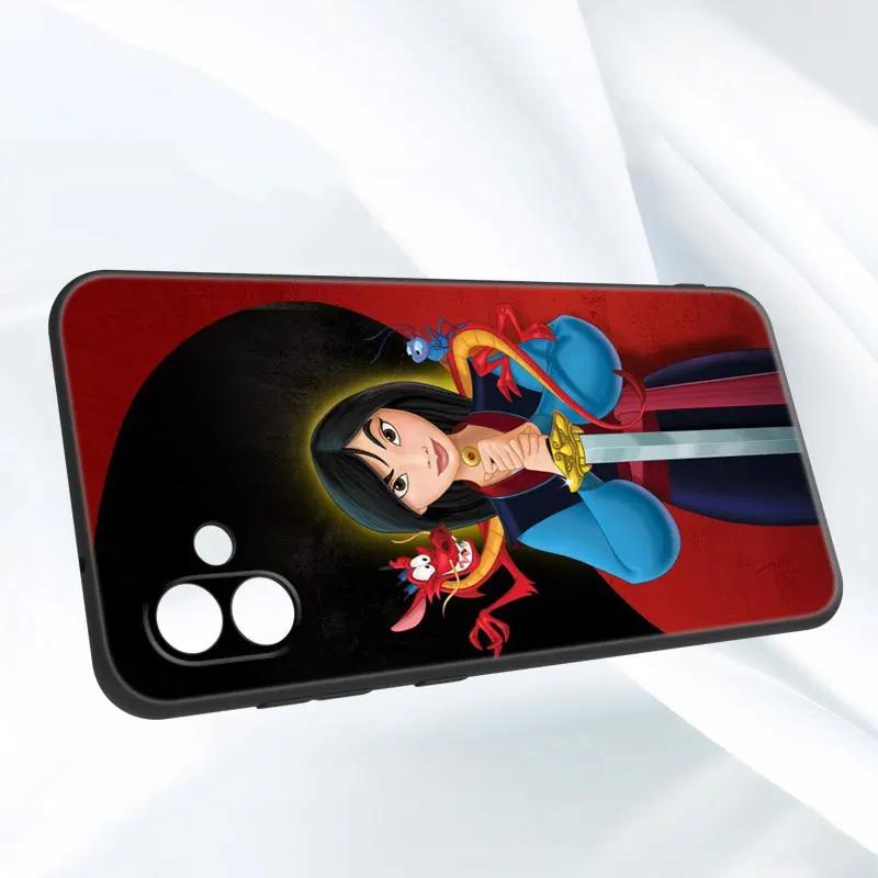 Funda de teléfono artística de dibujos animados Mulan para Samsung Galaxy A01 Core A04E A04S A05S M04 4G A02 A03 A10 M40 S A06 A10E M10 M11 M12 M22 M42