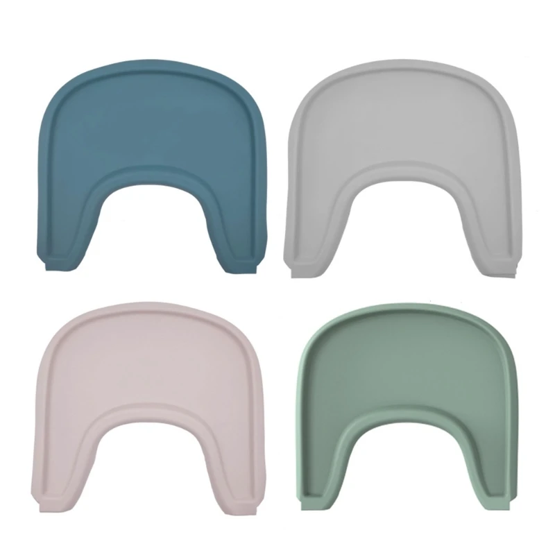 

Silicone High Chair Tray Mat Serving Cushion for Stokke Dinning Chairs Keep Mealtime Organized and Enjoyable for Baby