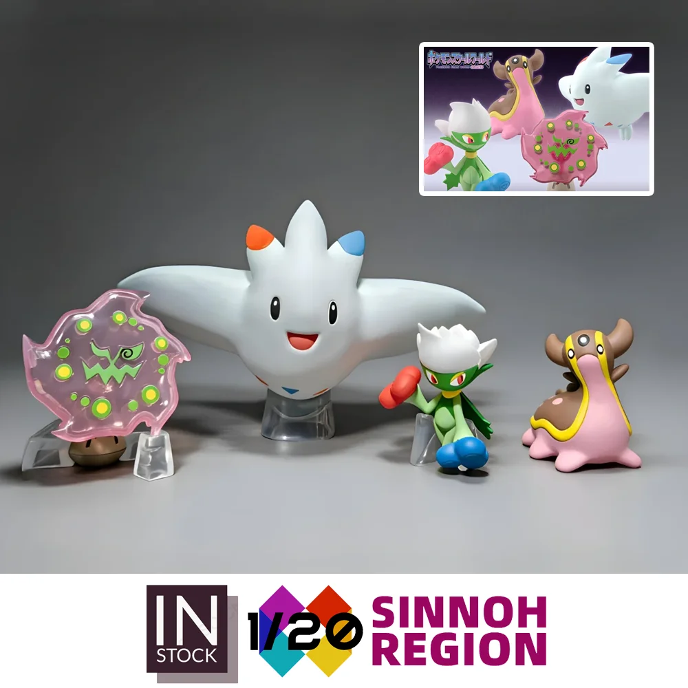 

[In Stock][BanDai]1/20 PVC Scale World [PVC][Sinnoh Region] – Togekiss & Spiritomb & Roserade & Gastrodon