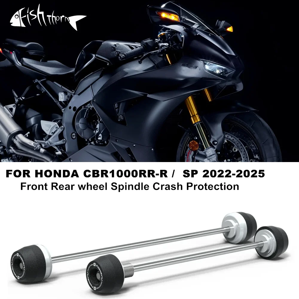 

For Honda CBR1000RR-R SP CBR1000RRR SP 2022 2023 2024 2025 Motorcycle Front & Rear Axle Fork Crash Sliders Wheel Protection