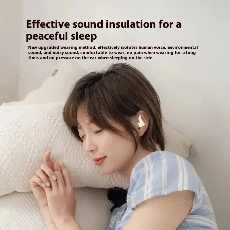 Wireless Sleep Earbuds with Noise Blocking Comfortable Side Sleeping Design Compact Sliding Case for Travel