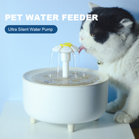 1200ml Automatic Cat Water Fountain Filter USB Electric Mute Pet Drink Bowl Pet Drinking Dispenser Drinker Cats Water Dispenser