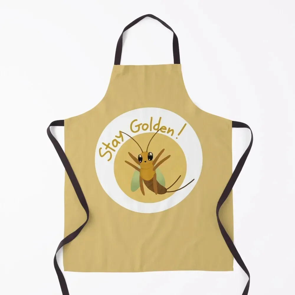 Stay Golden! Stonefly Apron For Woman Home Utensils Christmas gift Things For Kitchen Apron