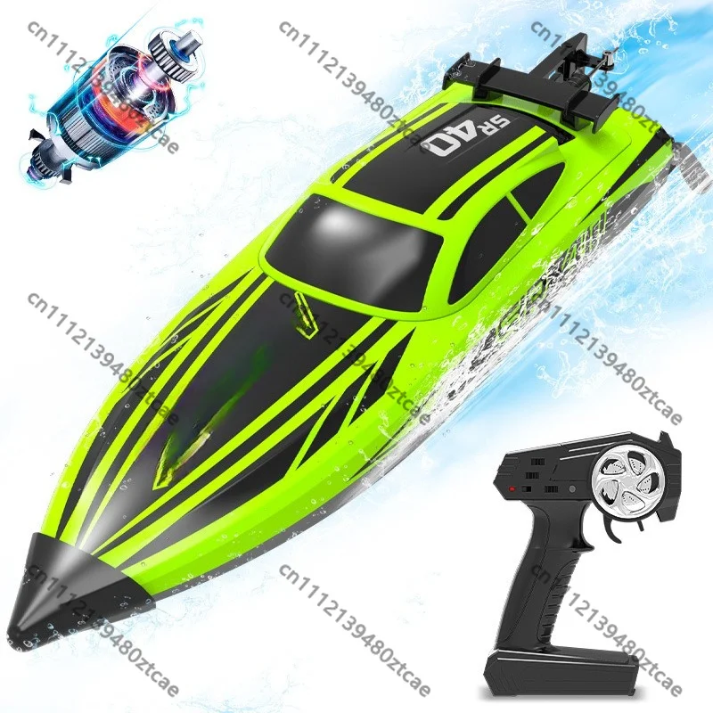 2.4G Brushless Water-Cooled RC Boat, High Speed Electric Racing Speedboat, Waterproof Hobby Model