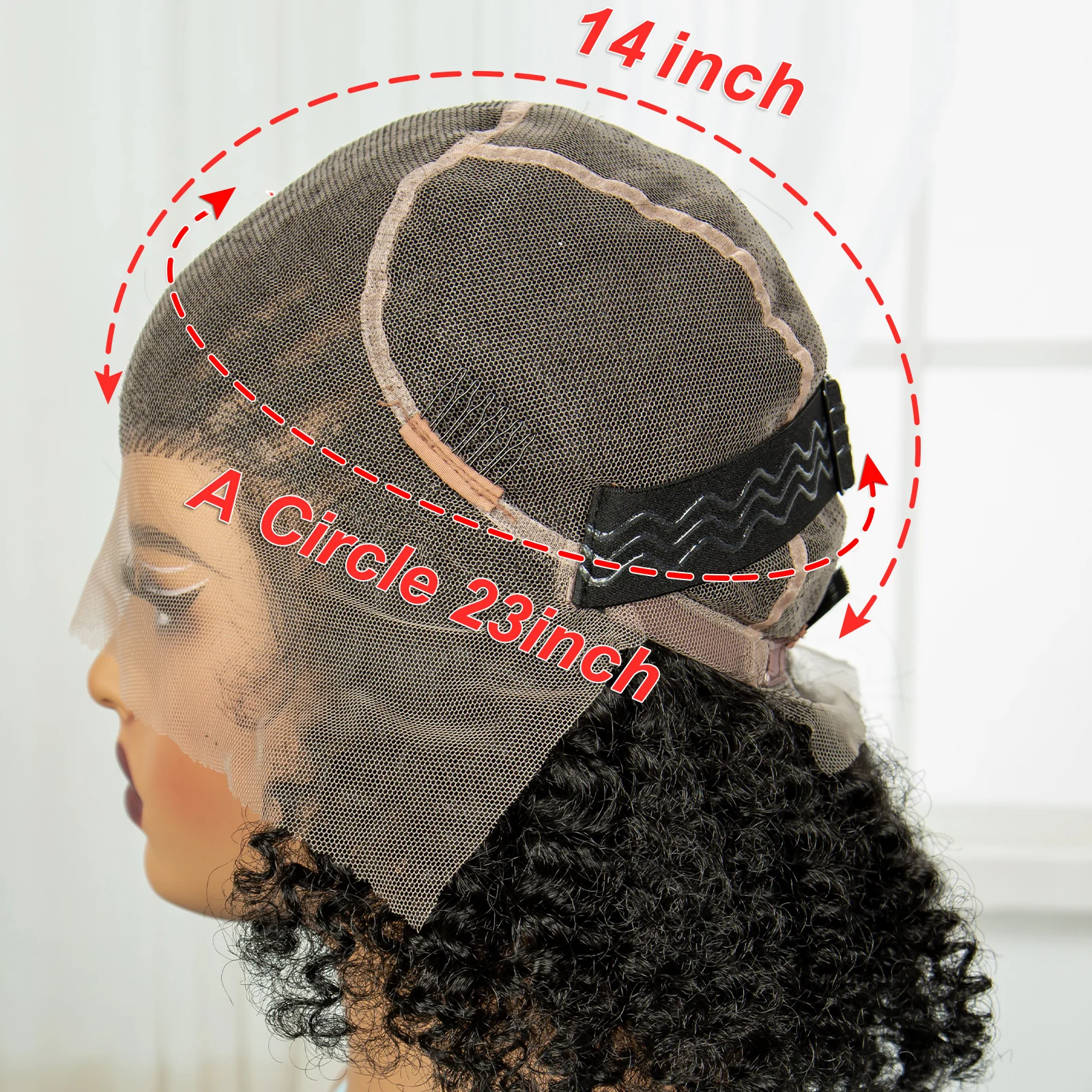 Wig Cornrow jalinan keriting Afro sintetis Wig renda kepang keriting transparan Wig kepang renda penuh dengan rambut bayi UNTUK WANITA HITAM