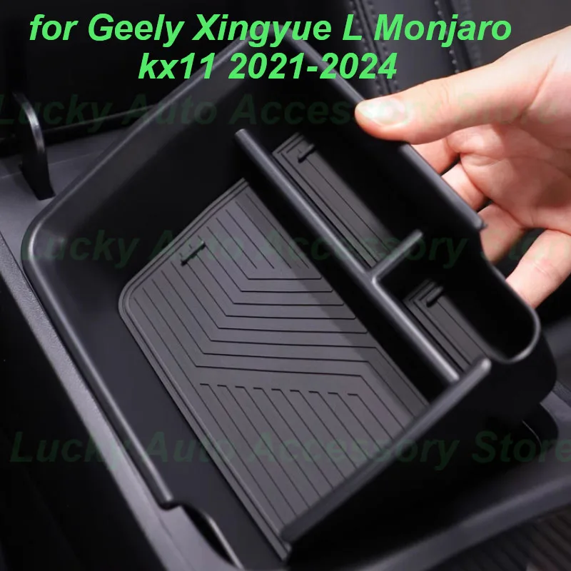 

Car Armrest Case Storage Box for Geely Xingyue L Monjaro KX11 2021-2024 Central Console ABS Storage Box Interior Accessories