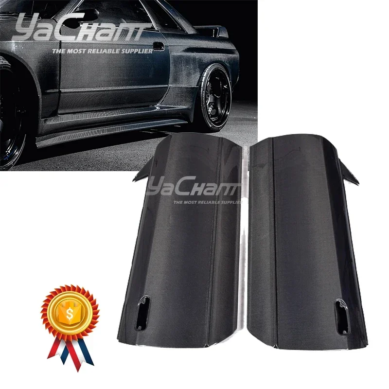 

Дверные панели из карбона CF Carbon Fiber GTS GTR для Skyline R32 1989-1994 годов выпуска, высокое качество.
