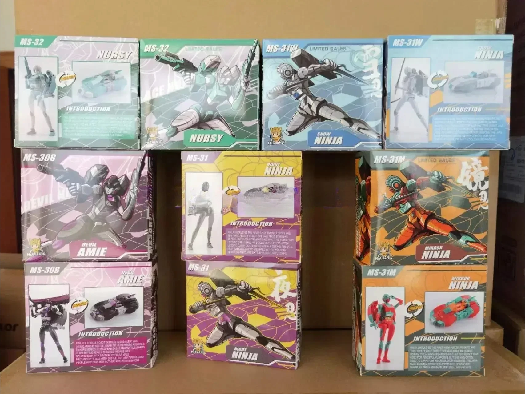 

MFT Dr. WU MechanicToy-фигурка Трансформирующие игрушки MFT, MS-30 MS30, MS-30B, MS-31, MS-31W, Ninja, AMIE, Arcee, Mini Acton В наличии