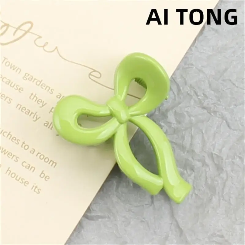 Candy colored bow tie small Grab clip feminine side bangs clip broken hair clip princess head clip hair clip hair accessory image 2