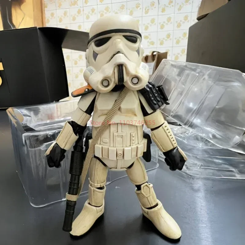 

New Hot Arrival Star Wars 14cm Q Version Stormtroopers Anime Figure Imperial Stormtrooper Action Figure Kids Toys Gift