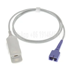 Pulse Oxygen Spo2 Sensor of  N5500/DASH 2500/SOLAR 8000 Monitor,9pin 1m Oximetry Cable Adult/Child/Finger/Ear/Forehead.