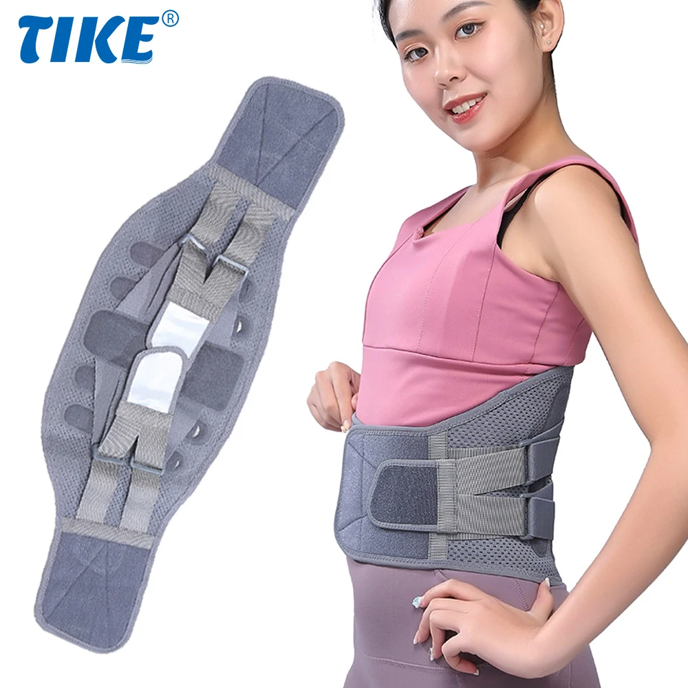 

TIKE Lower Back Braces for Back Pain Relief, Compression Belt for Men & Women, Lumbar Support Waist Backbrace for Herniated Disc