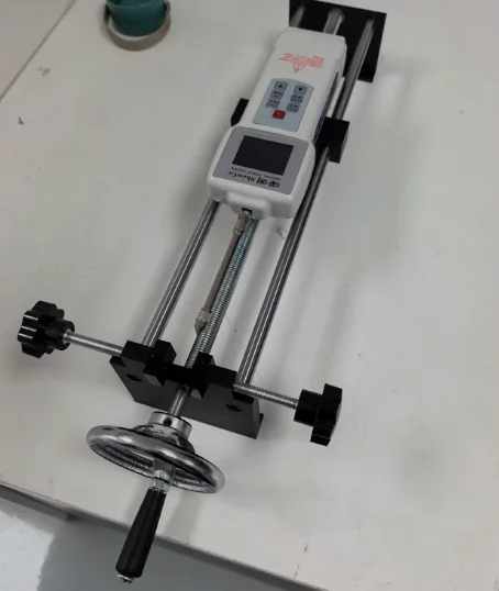 Horizontal Manual Tensile Test Stand Force Gauge Test Rack for Terminal Wire Pull Test
