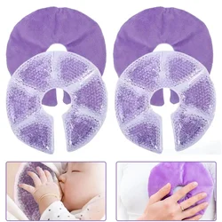 Breast Therapy Pack Chest Stickers Ice Pack Pads Hot or Cold Use for Pain Relief Nursing Mother Hot Cold Breastfeeding Gel Pads