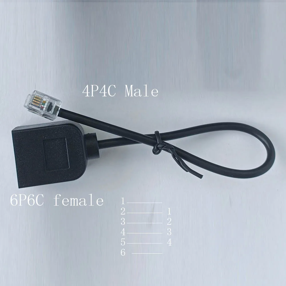 Asiair/PC USB RS232 RJ9 Goto كابل Meade 497 505 HBX Handbox RS232 واجهة كابل ETX 125 127 LX200 كابل تحكم الكمبيوتر #4