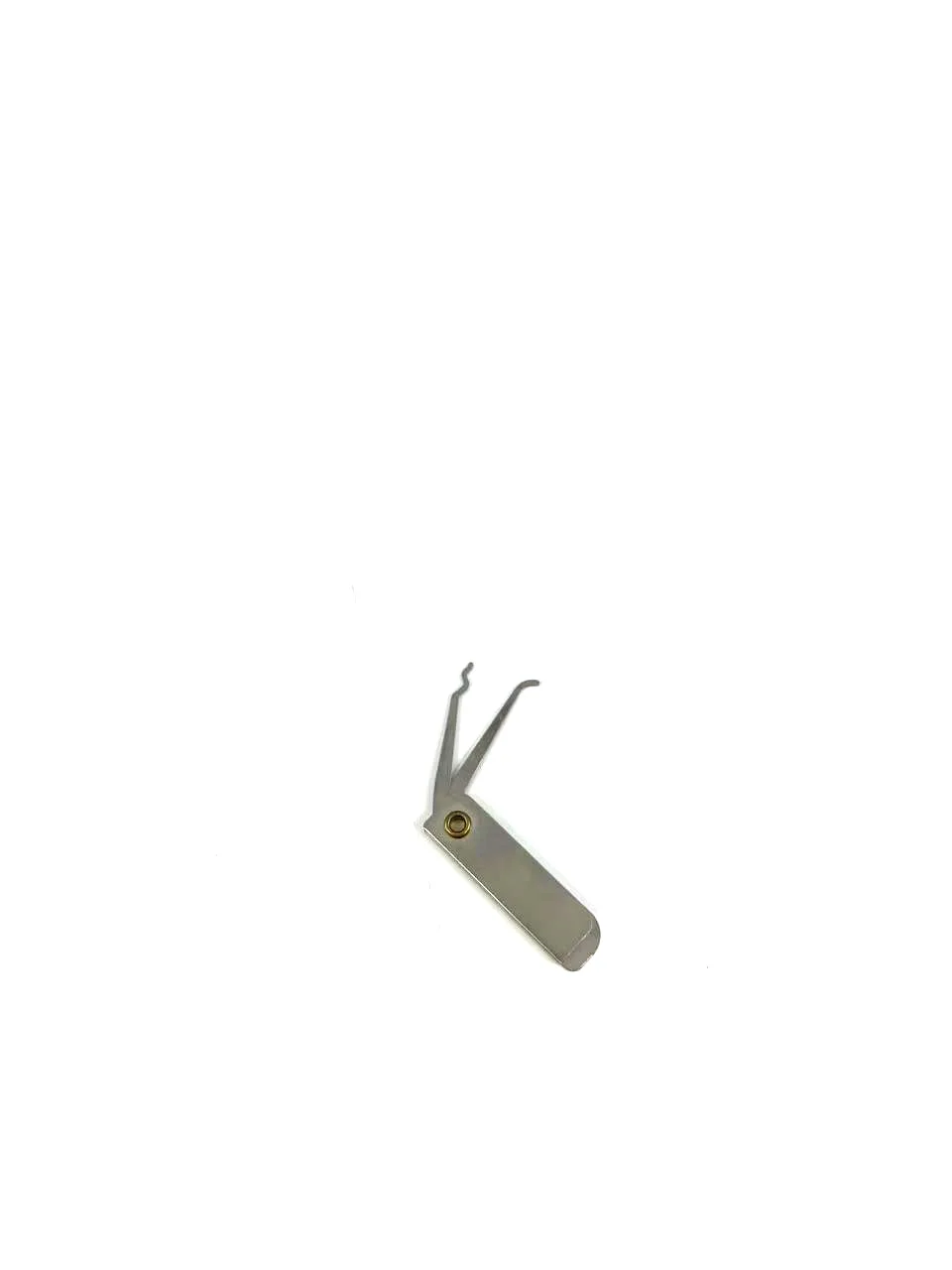 NEW!2pcs Mini Portable Foldable Lockpick Hook with 6pcs Tension Wrench Tools,Portable Locksmith Beginner Locksmith Tools