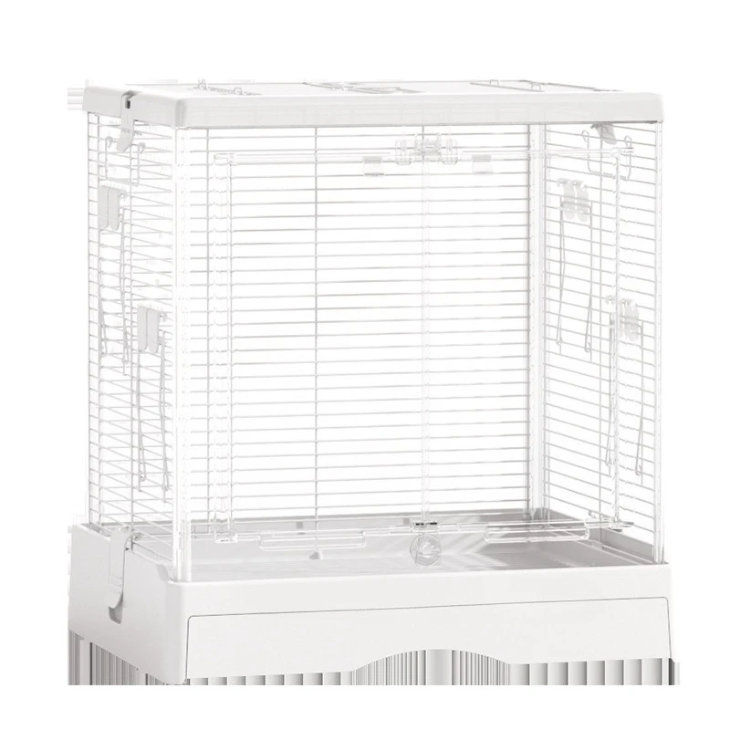 

Bird Cage, Tiger Skin Cockatoo Cage, Horizontal Silk, Large, Luxury Villa