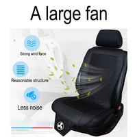 12V/24V Car Summer Cool Air Seat Cushion With The Fan Blowing Cool Summer Ventilation Cushion Seat Cushion Car Seat Cooling Pad