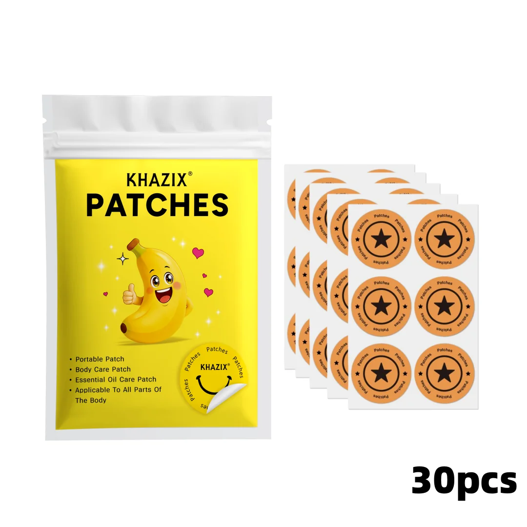 30Pcs Energy Patches Natural Ingredients Vegan Friendly Daily Energy Boost Patch Portable Body Stickers for Work Travel Sports