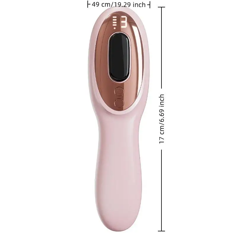 Electric Hair Growth Massage Comb With Hair Oil Dispenser Red Blue Light Therapy High Frequency Vibration Scalp Massager view 6