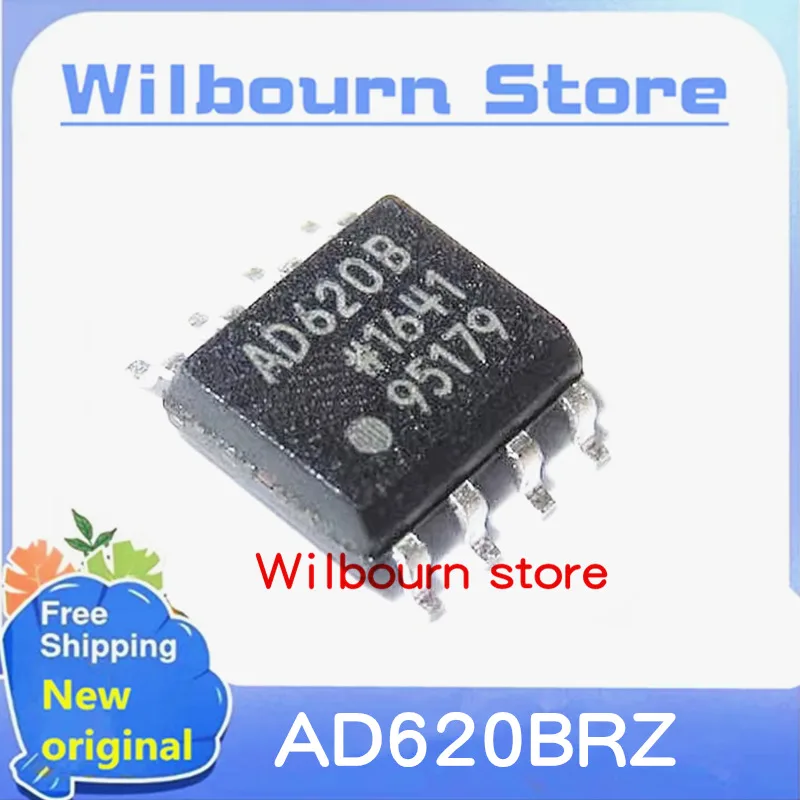 10PCS~50PCS/LOT AD620B AD620BRZ AD620BRZ-R7 SOP8 100% New Spot stock