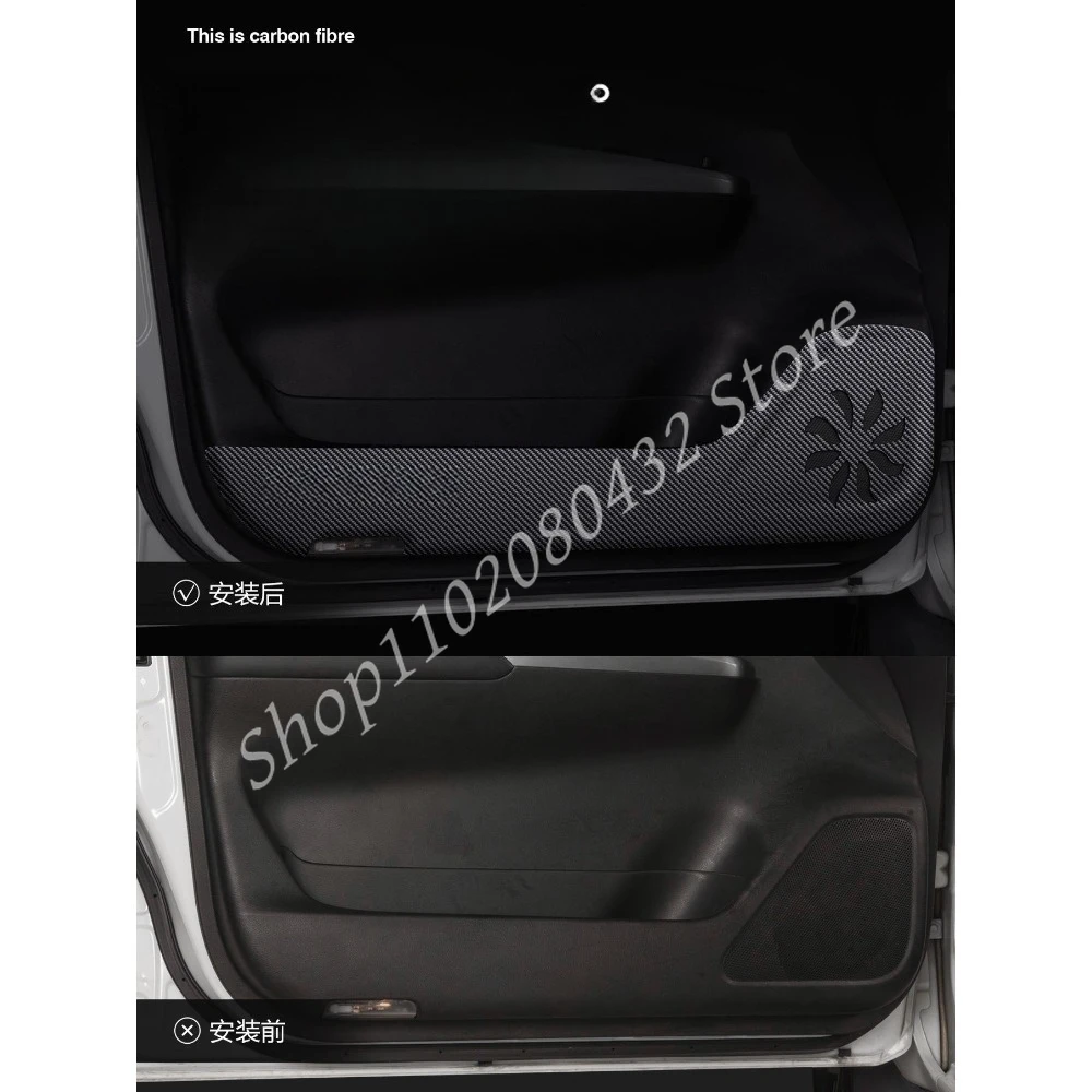 FOR NISSAN X-Terra 2018-2025 Car decoration protection styling accessories car doors glove boxes anti kick stickers view 3