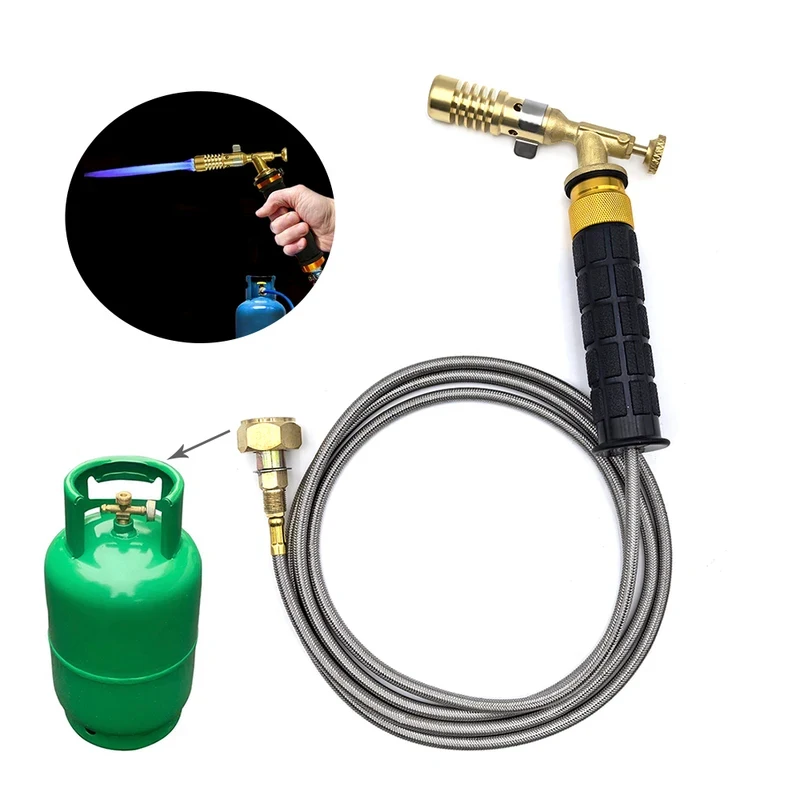 High Quality Copper Gas Welding Torch, Liquefied Propane Fire Gun Soldering, Fits Eastern European Gas Canister