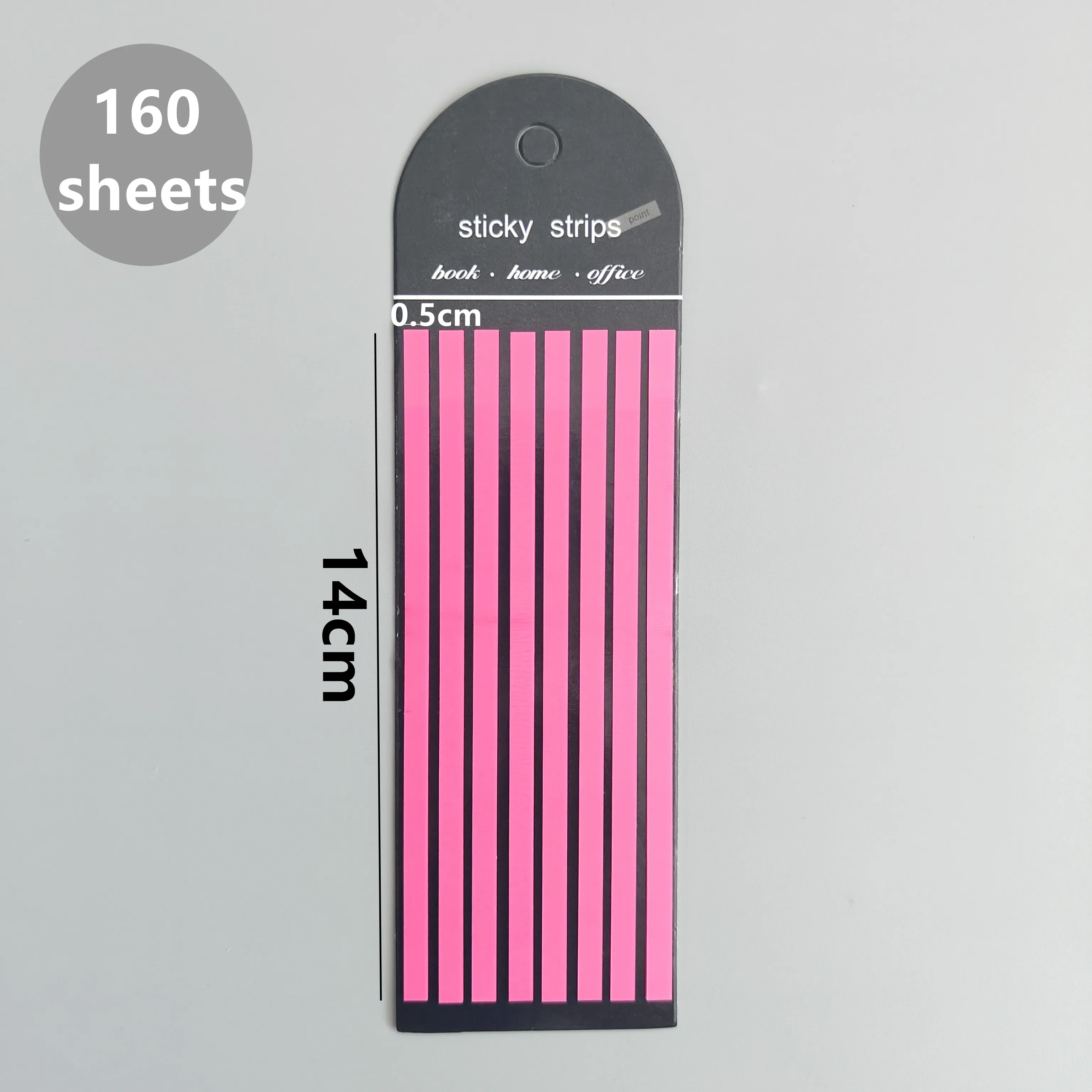 160 Blatt transparente Haft notizen selbst klebende Lese anmerkung für Bücher Notizblock Lesezeichen Notizblock Index Tabs – Detail 6