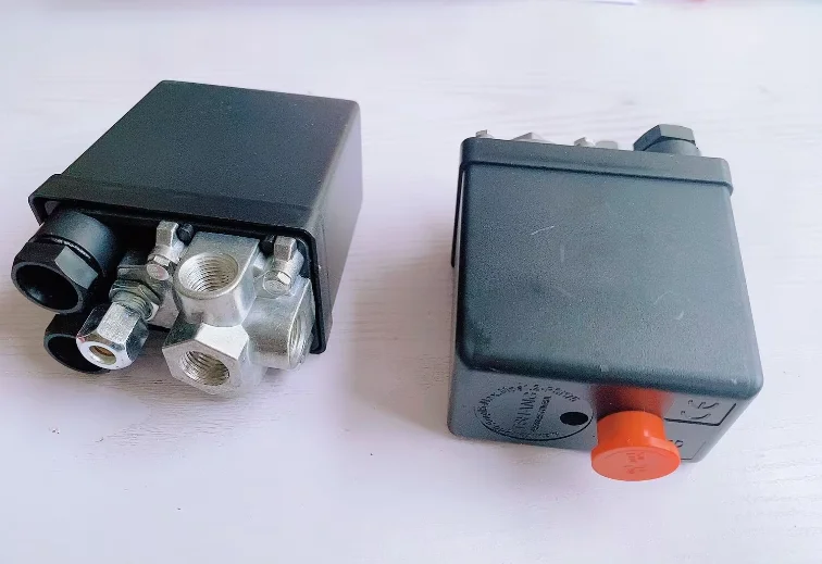 Air compressor accessories pressure switch 220V pressure 5-8KG automatic air pressure start and stop switch 1 Port 4 Port 175 PS