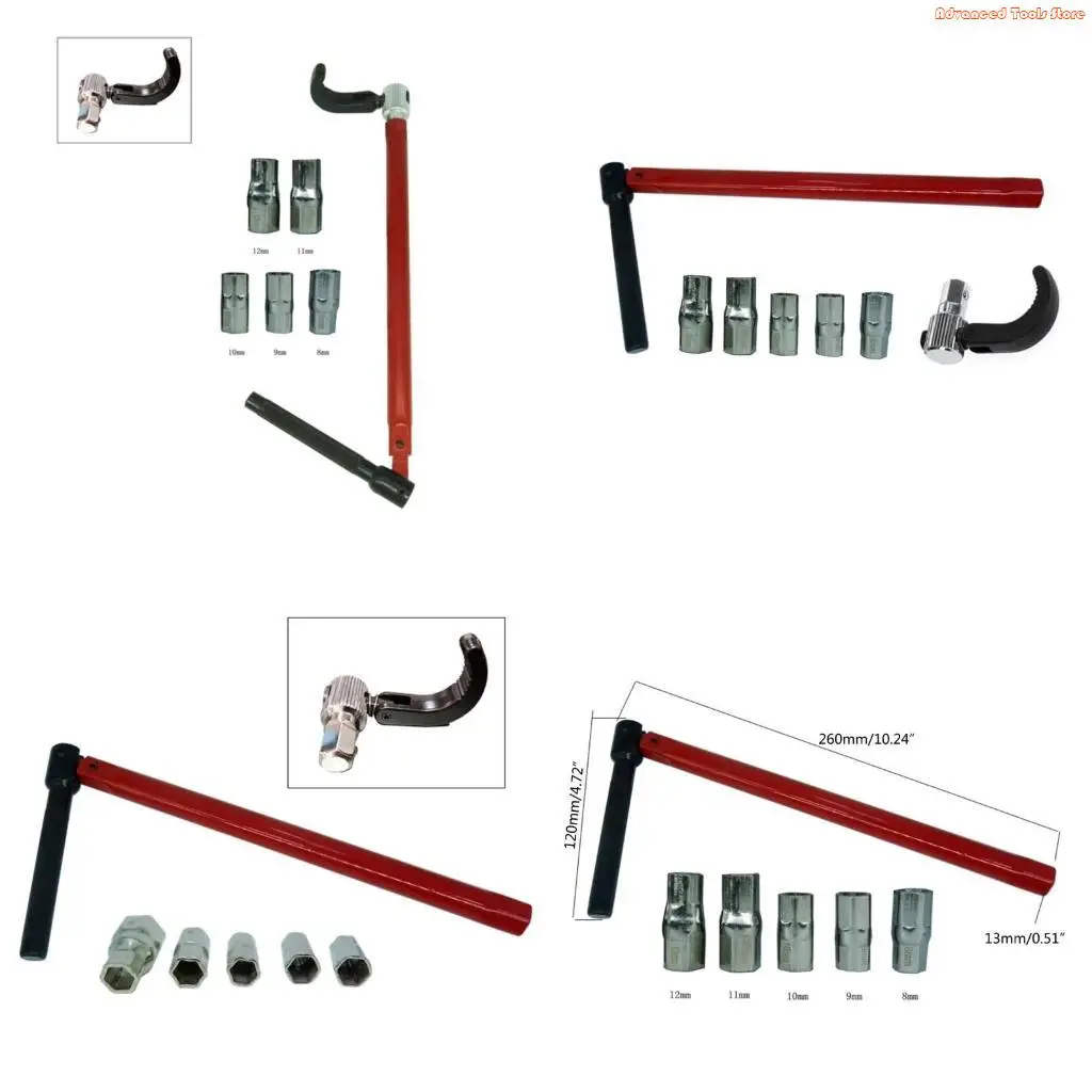 Adjustable Wrench Socket Plumber Faucet Wrench for Plumbing Maintenance W91B