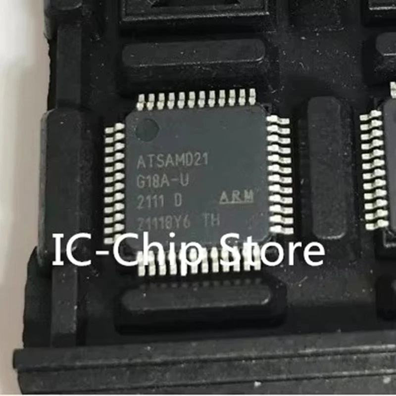 2PCS ~ 10 PÇS/LOTE ATSAMD21G18A-AU ATSAMD21 G18A-U TQFP48 original Novo
