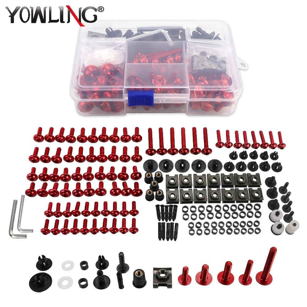 For SUZUKI GSXR 600 750 1000 K1 K2 K3 K4 K5 K6 K7 K8 K9 K10 Fairing Bolt Windscreen Nuts Clips Screws Motorcycle Accessories - view 3
