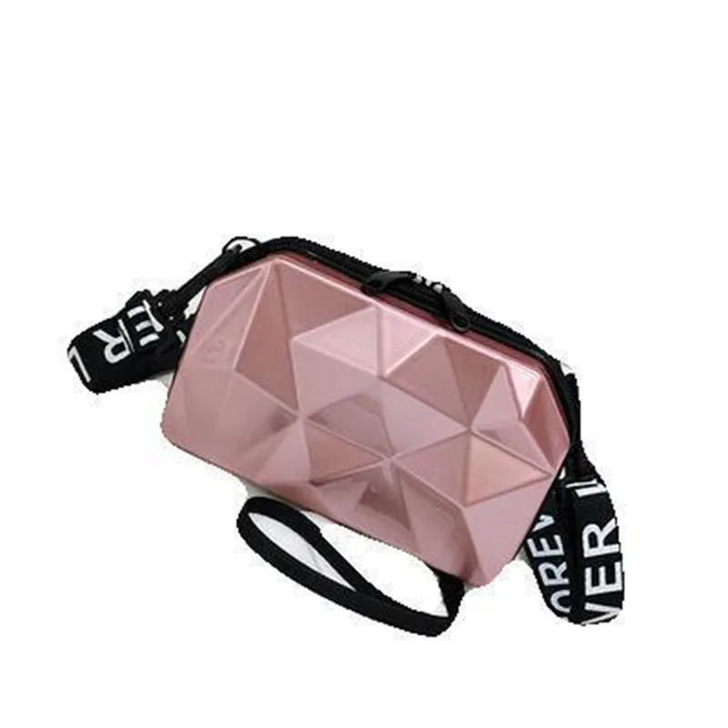 Waterproof Multifunctional Portable Crossbody Hard Shell Square Storage Small Portable Travel Case Toiletries Makeup Bag