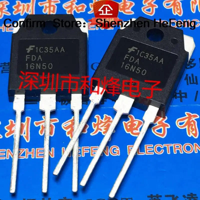 5PCS-10PCS FDA16N50  TO-3P 500V 16A   Best QualityFast Shipping Quality