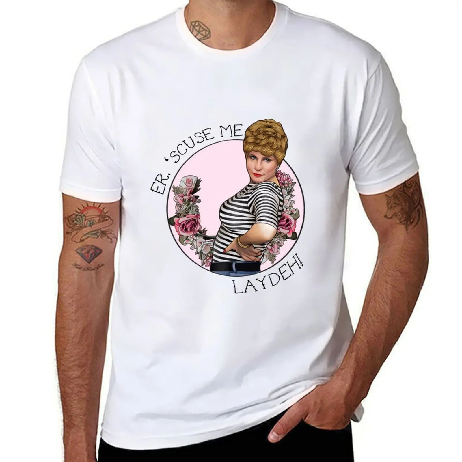 Charity Shop Sue-Scuse me laydeh T-Shirt t-shirts pour homme t-shirts graphiques homme T-Shirt en coton lourd