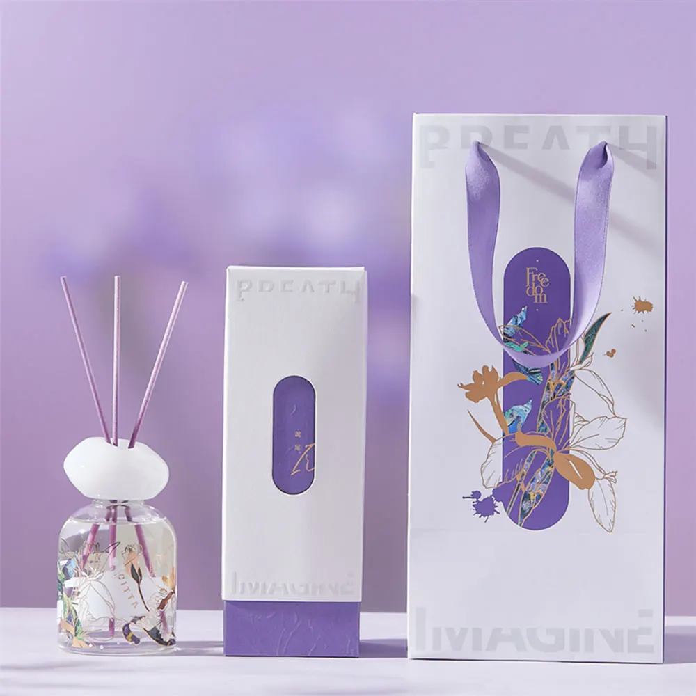 CITTA 1 Pack Reed Diffuser Set,6.7oz(200ml) Home &Office Decor Aromatherapy Diffuser Oil Gift Box for Birthday Valentine Present