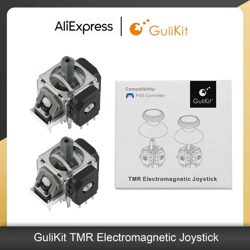 Joystick GuliKit Anti-Drift TMR para PS4 Xbox Series Gamepad para Switch Pro PS5/PS5 Edge controlador accesorios de juego de repuesto