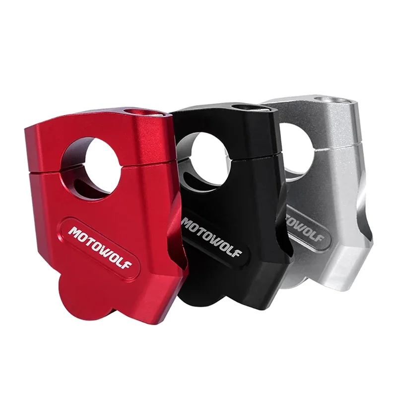 Motorcycle Handlebar Riser Bar Mount Handle Clamp Universal 28mm 22mm For Honda For BMW R1200GS For YAMAHA MT07 MT09 image 5
