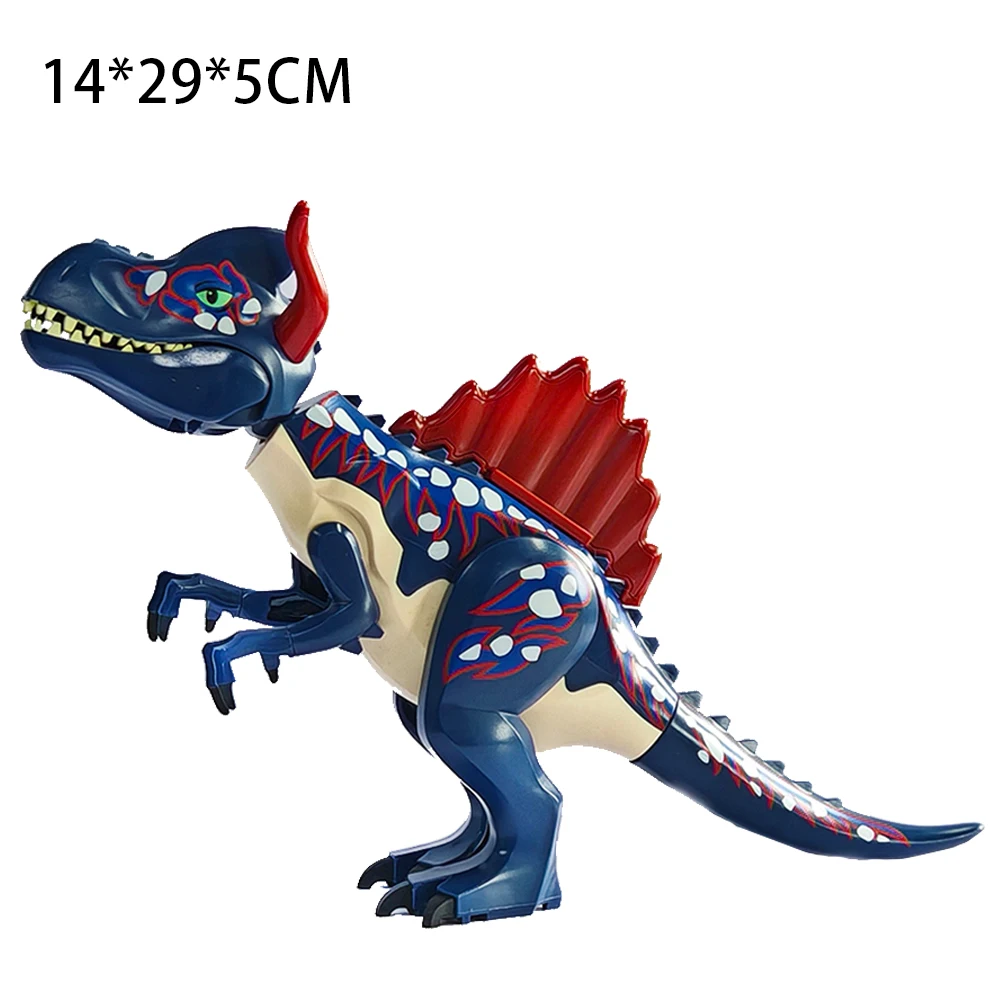 Jurassic Dinosaurs Building Blocks Indominus T-Rex DIY Big Size Tyrannosaurus Action Figure Pterosaur Models Children Toys Gifts