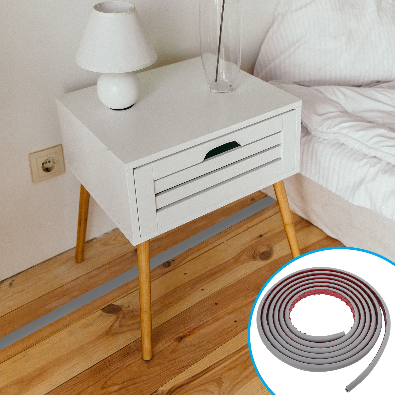 

PVC Cable Hider Wall Strips Wire Hiding Strip for Home Cord Cover on Wall Mounted Wiring Runner Conceal Cords