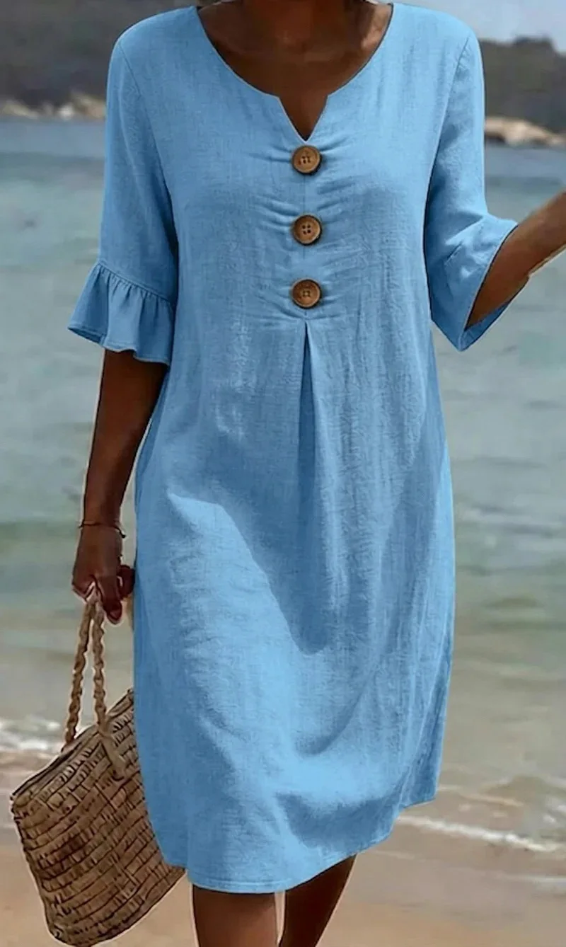 Thumbnail 4 - #89 Popular Womens Midi A-Line Dress Choices