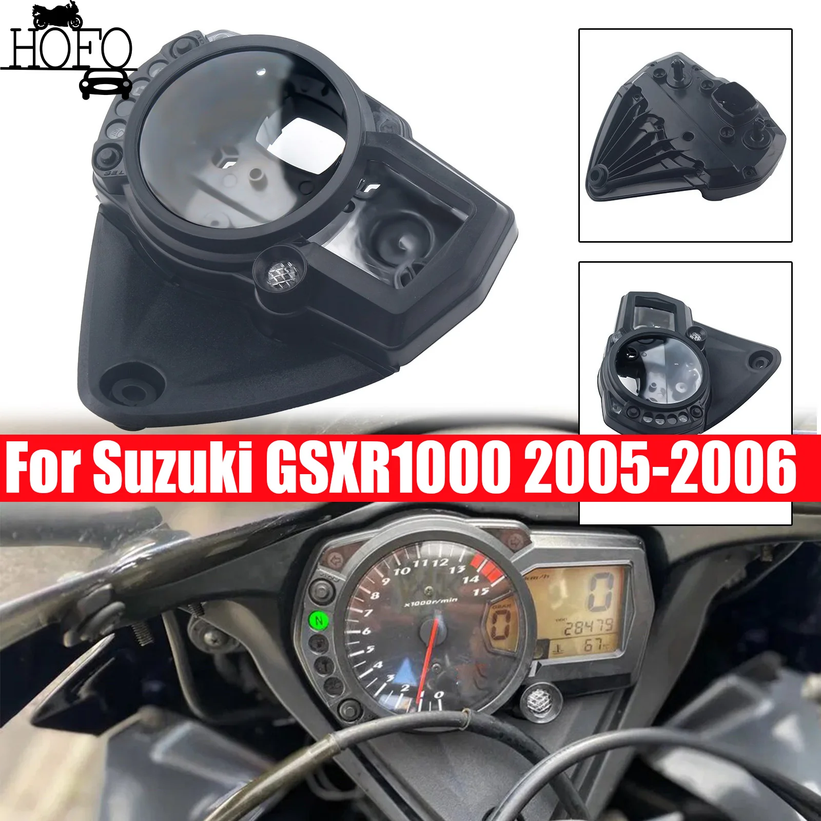 

Speedometer Instrument Case Gauge Odometer Tachometer Housing Cover For Suzuki GSXR1000 2005-2006