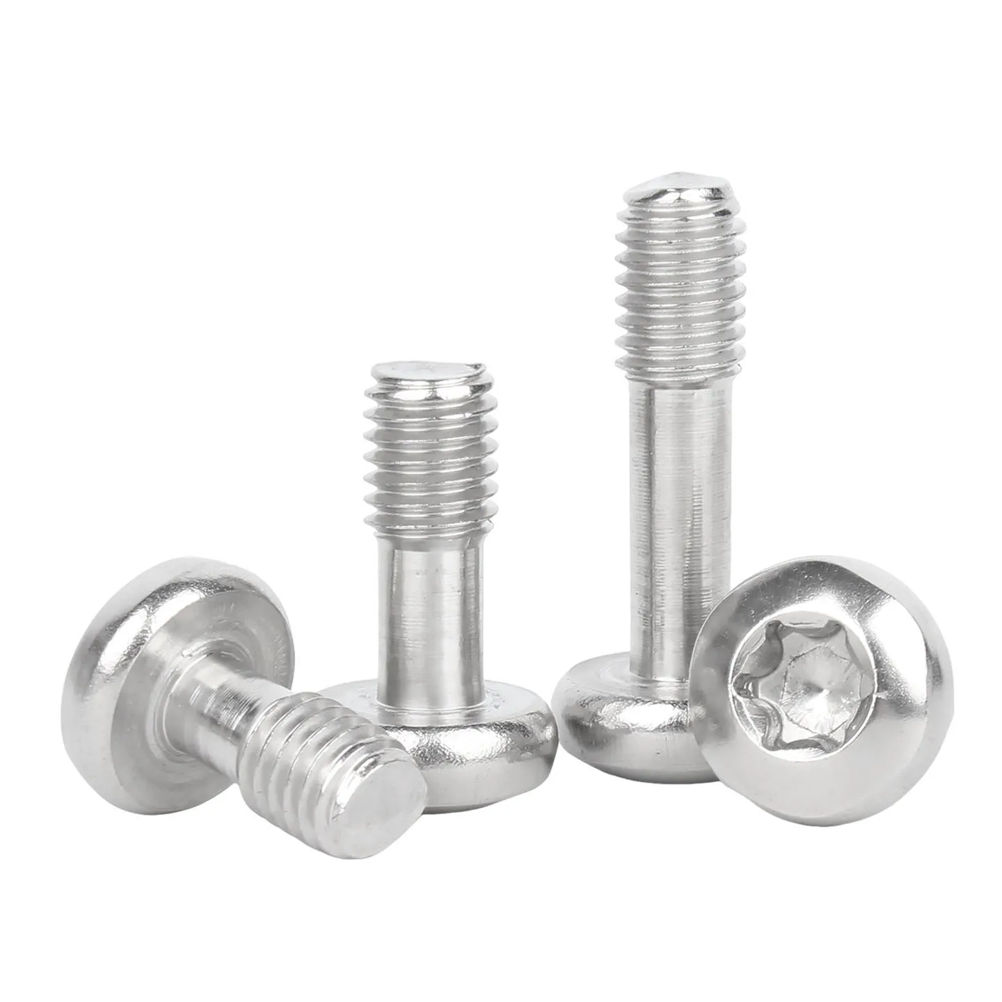 Weiyi M3 M4 M5 M6 M8 304 Stainless Steel Six-lobe Torx Pan Round Captive Screws Half Thread Anti-loosening Bolts
