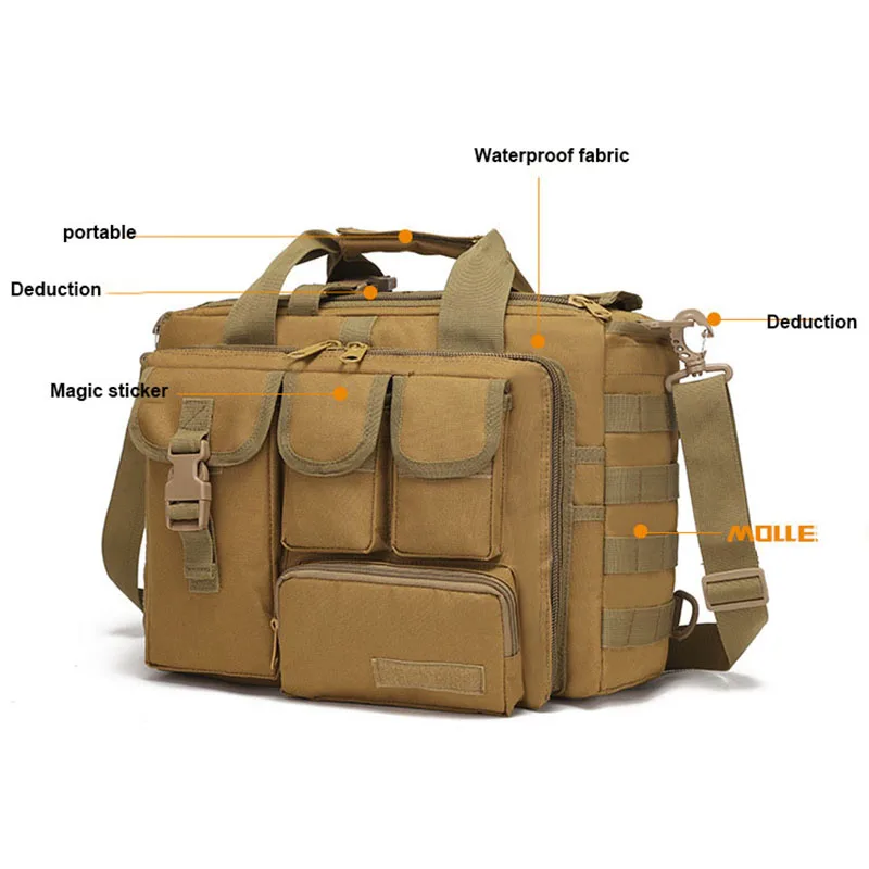 Military Men Travel Backpack Bandbag Outdoor Large Capacity Army Military Bag Men Big Capacity Laptop Bags Portable Shoulder Bag