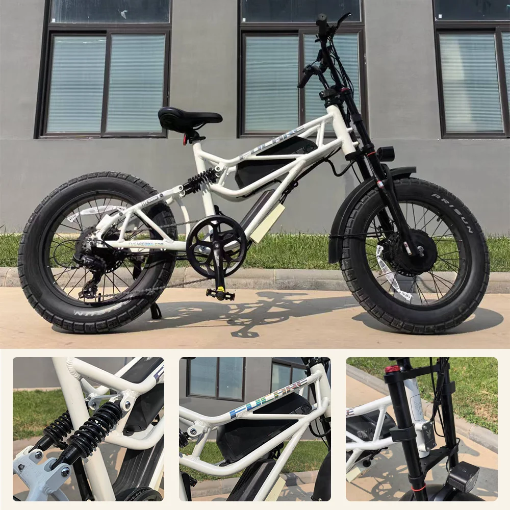 

Новинка! Электровелосипед с двумя моторами по 750 Вт (общая мощность 1500 Вт), алюминиевая рама, толстые шины, задний амортизатор, прямые поставки с завода.