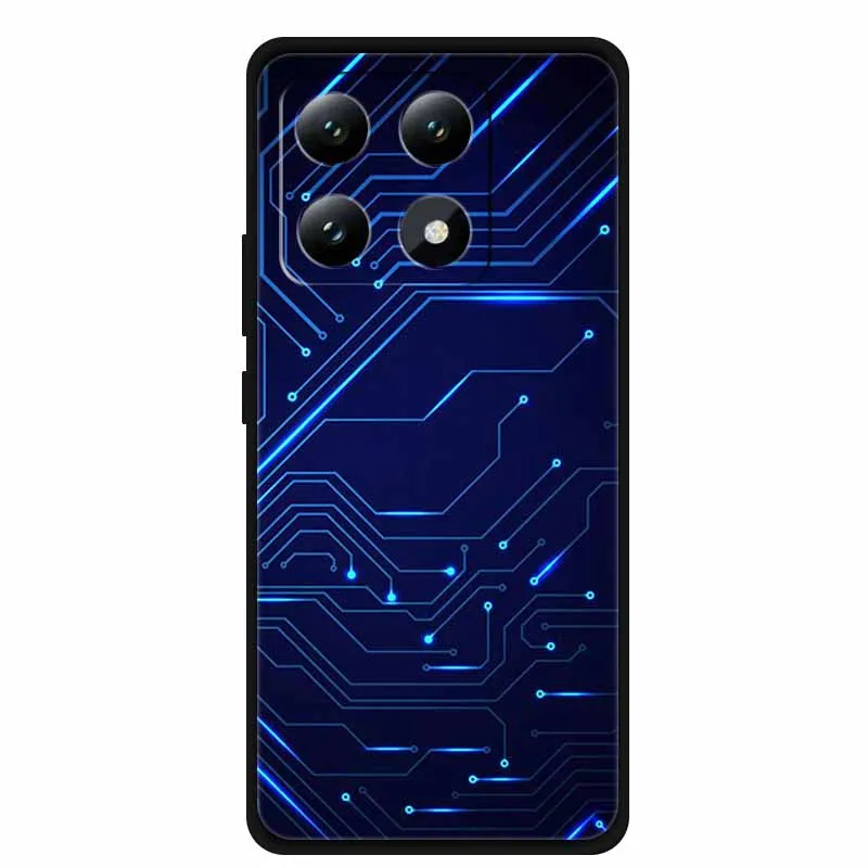 New Cool Phone Case For Xiaomi 14T 5G 6.67\'\' TPU Black Cover Bumper For Xiaomi 14 T 14T pro Shield Funda Capa Fashion Soft Case