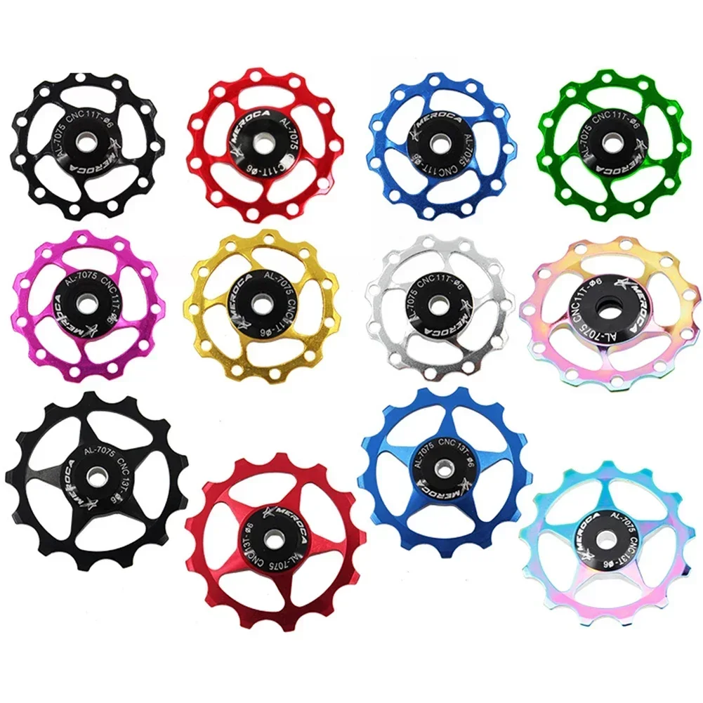 11-13T MTB Bearing Steel Rear Guide Wheel MTB Road Bicycle Rear Derailleur Jockey Wheel Jockey Pulley Bicycle Parts