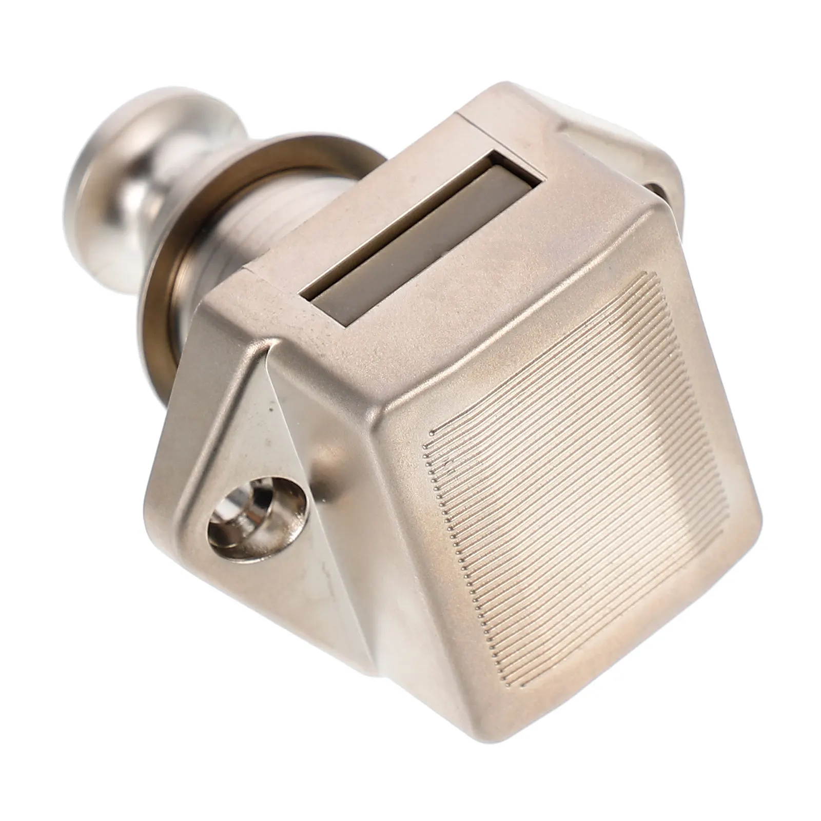 1Set Pull Handle Lock Premium Button Lock for Rv Furniture Cabinet Cupboard Drawer No Key Needed Simple Use Shiny Surface