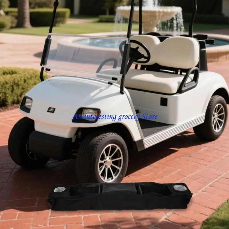 652D Folding Universals Golf Cart Storage Basket Golf Cart Front Storage Rack No Drill Storage Tray