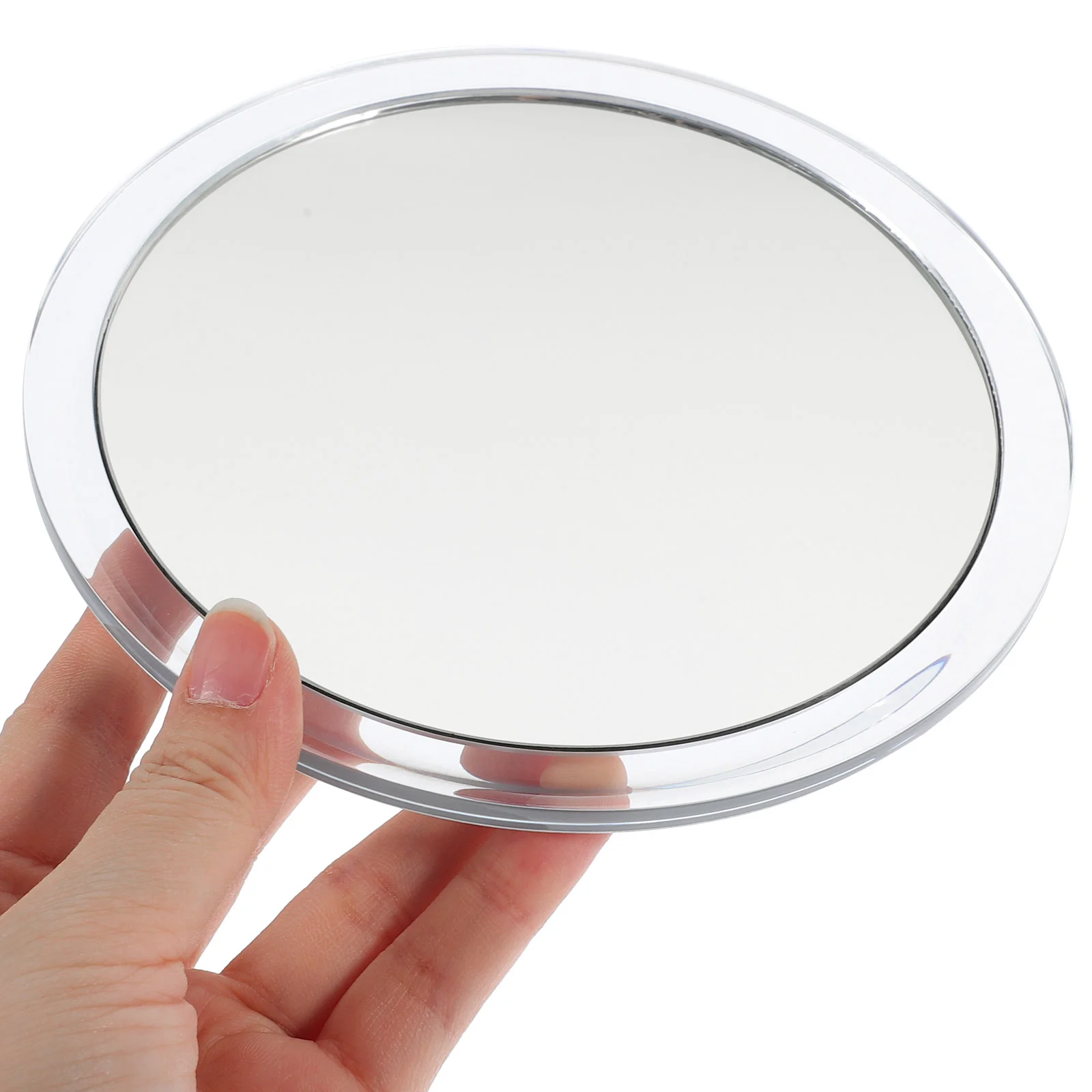 Bathroom Makeup Mirror Single Sided Vanity Stick on Magnifying Suction Cup Magnification with for Double